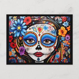 Postal Texto personalizado 💀 Día de Muertos