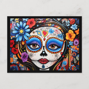 Postal texto personalizado 💀 Día de Muertos