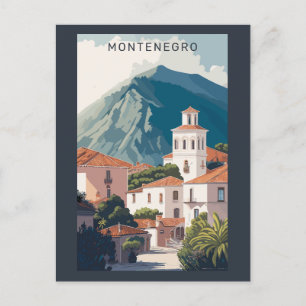 Postal Texto personalizado Montenegro