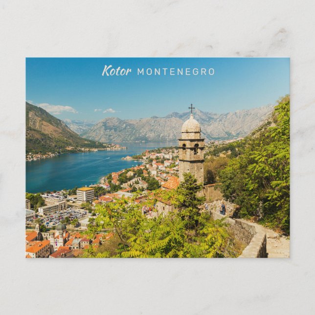 Postal Texto personalizado Montenegro (Anverso)
