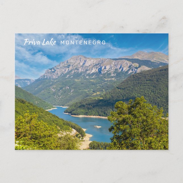 Postal Texto personalizado Montenegro (Anverso)