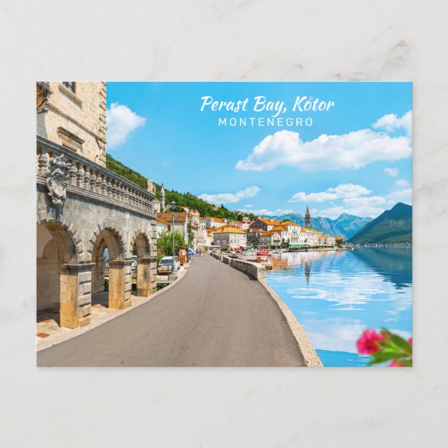Postal Texto personalizado Montenegro (Anverso)