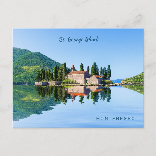 Postal Texto personalizado Montenegro (Anverso)