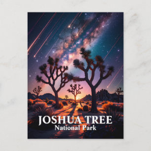 Postal Texto personalizado paisaje cósmico del cielo noct
