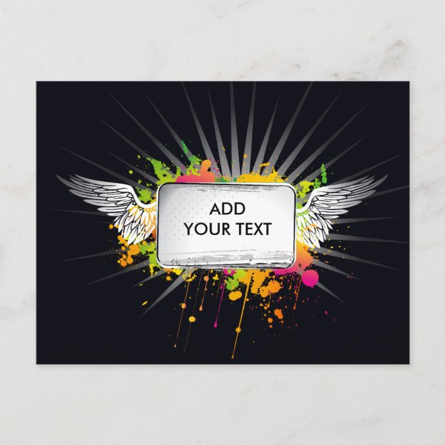 Postal Texto volante (Anverso)