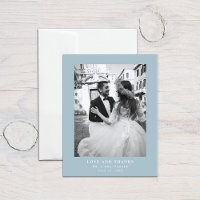 Texto y foto azul en polvo | Boda Gracias