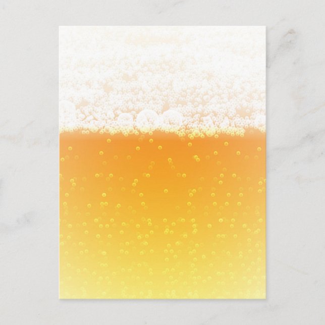 Postal Textura de la cerveza (Anverso)