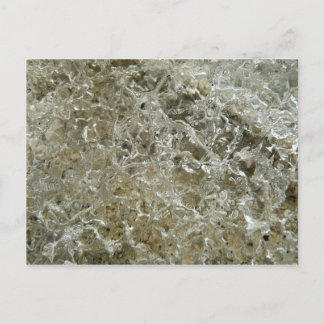 Postal Textura De La Naturaleza Del Resumen De Hielo Glac