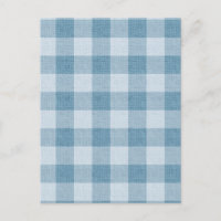 Textura de lino de cuadros Búfalo de gingham azul 