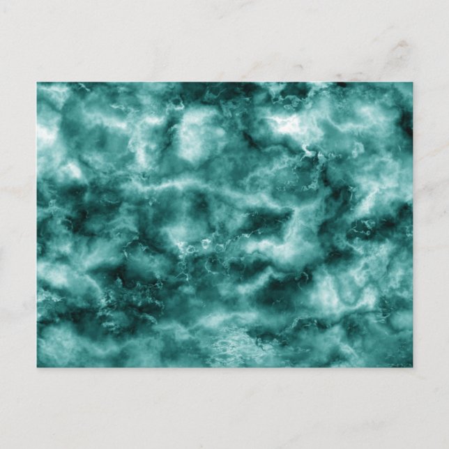 Postal Textura de mármol verde oscuro (Anverso)