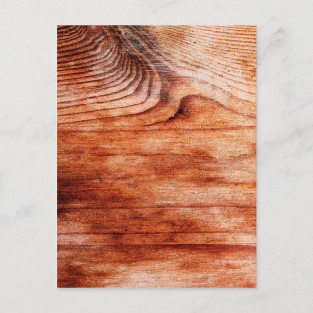 Postal Textura de Veta de Madera (Anverso)