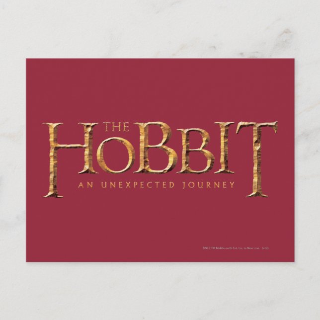 Postal Textura del logotipo de Hobbit