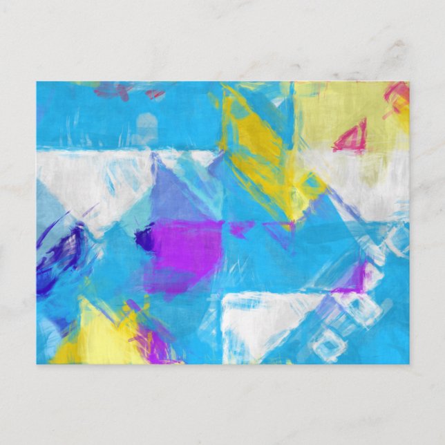 Postal Textura pintada (Anverso)