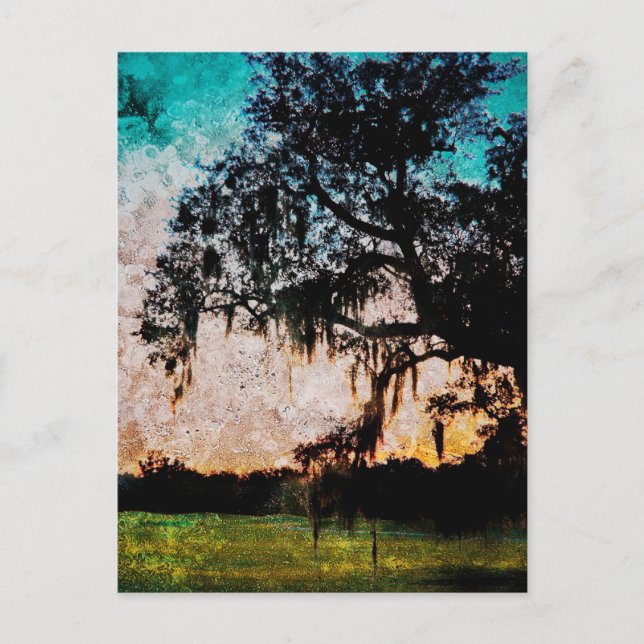 Postal Texturas Audubon Sunset (Anverso)