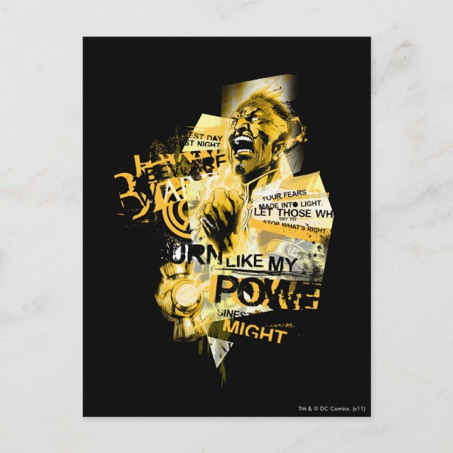 Postal Thaal Sinestro 10 (Anverso)