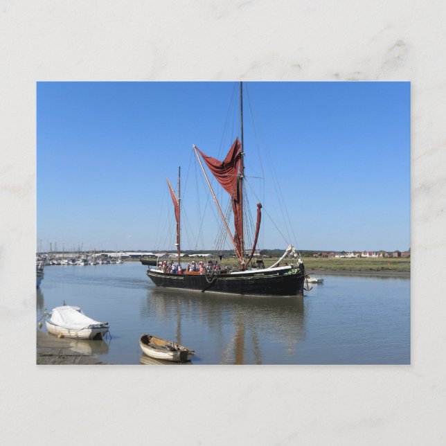 Postal Thames Barge Sailing Bote (Anverso)