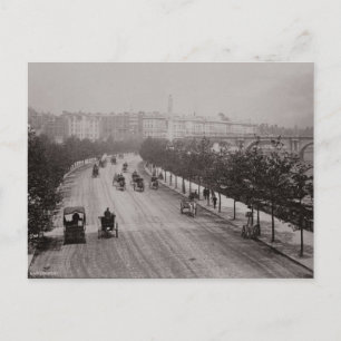 Postal Thames Embankment (foto de sepia)