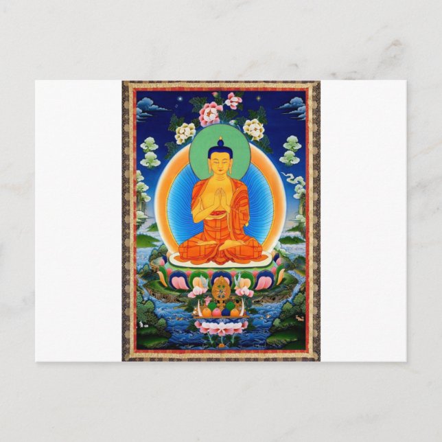 Postal Thangka Prabhutaratna Buddha (Anverso)