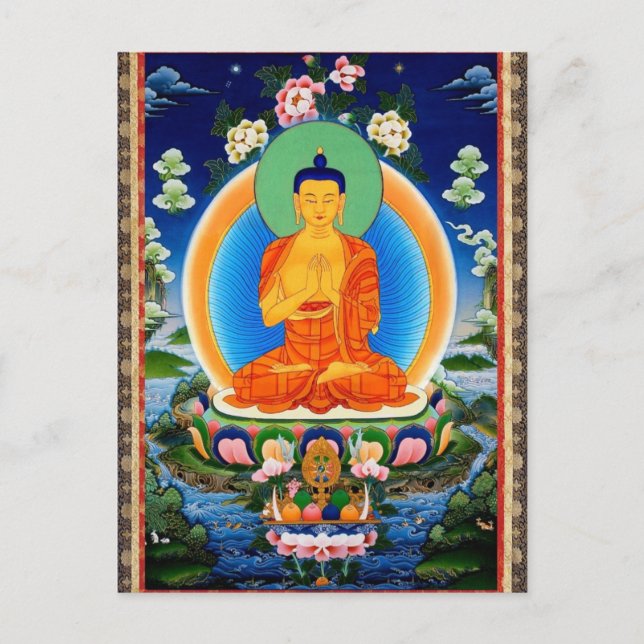 Postal Thangka Prabhutaratna Buddha (Anverso)