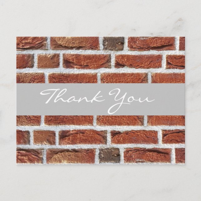 Postal Thank To new Customer. (Anverso)