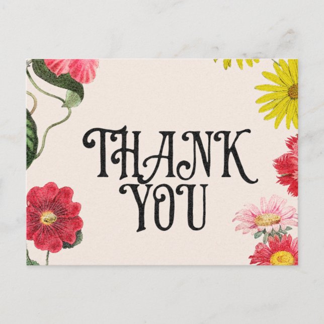 Postal Thank You Greetings (Anverso)