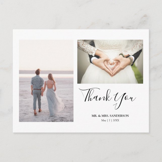 Postal Thank You Postcard (Anverso)