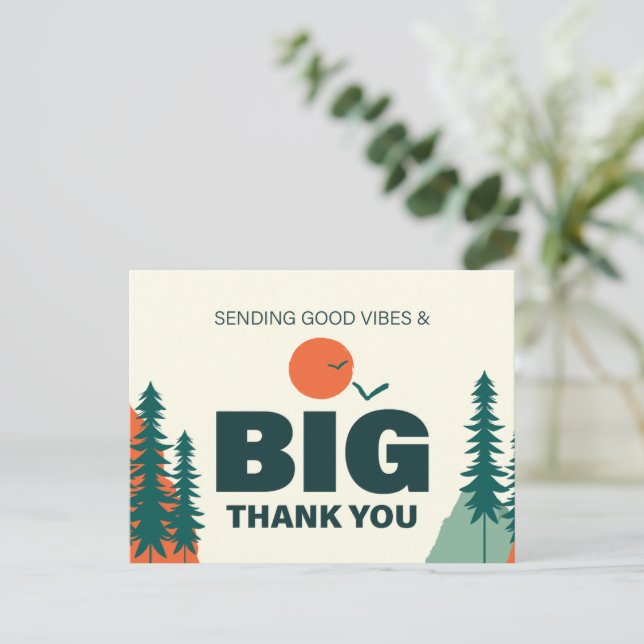 Postal Thanksgiving/Friendsgiving PostCard (Anverso de pie)