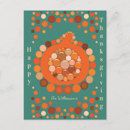 Postal Thanksgiving Pumpkin