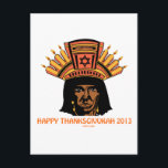 POSTAL THANKSGIVUKAH INDIO MENORAH MAN<br><div class="desc">ESTOS ÚNICOS ARTÍCULOS DE AGRADECIMIENTO HACEN QUE HANUKKAH-GRACIAS SEA MARAVILLOSO PARA EL 2013, UNA VEZ EN UN PRESENTE HISTÓRICO EN TODA LA VIDA.</div>