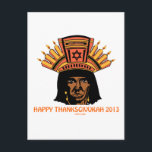 POSTAL THANKSGIVUKAH INDIO MENORAH MAN<br><div class="desc">ESTOS ÚNICOS ARTÍCULOS DE AGRADECIMIENTO HACEN QUE HANUKKAH-GRACIAS SEA MARAVILLOSO PARA EL 2013,  UNA VEZ EN UN PRESENTE HISTÓRICO EN TODA LA VIDA.</div>