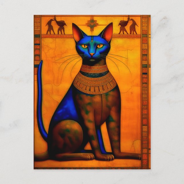 Postal The Ancient Egyptian Cat Bastet (Anverso)