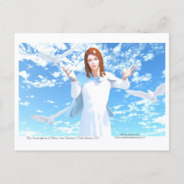Postal The Assumption of Mary into Heaven