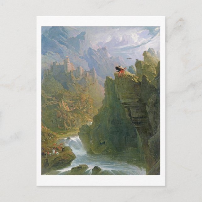 Postal The Bard, c.1817 (aceite sobre lienzo) (Anverso)