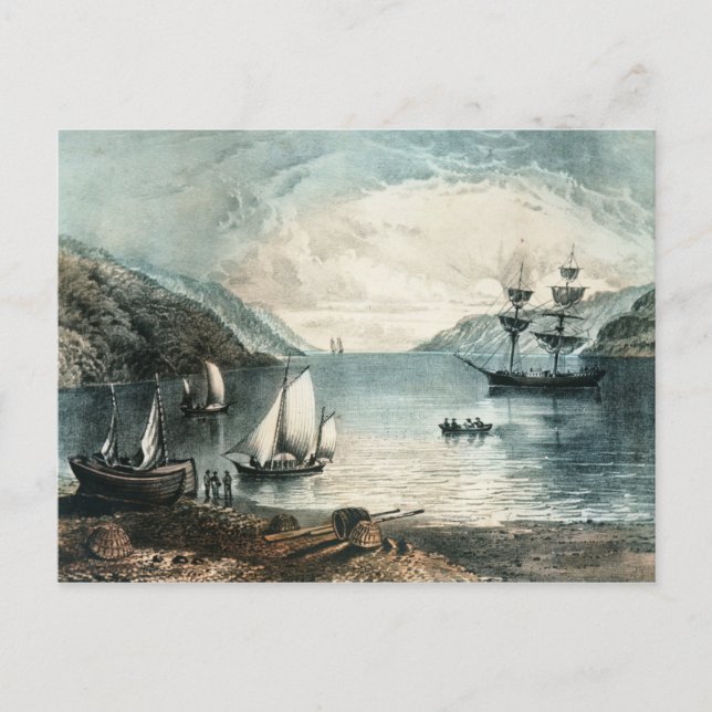 Postal The Bay of Annapolis, c.1880 (Anverso)