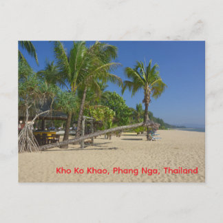 Postal The Beach, Kho Ko Khao, Phang Nga Postcard