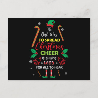 Postal The Best Way to Spread Christmas Cheer is Singing