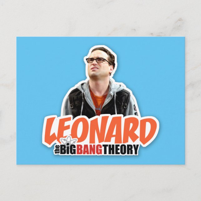 Postal The Big Bang Theory | Leonard (Anverso)