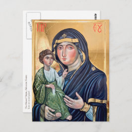 Postal The Blessed Virgin - Advocata Nostra Icon