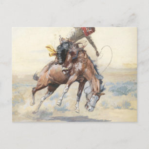 Postal The Bucker 1904 Por Charles Marion Russell