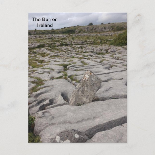 Postal The Burren, Co. Clare, Irlanda. (Anverso)