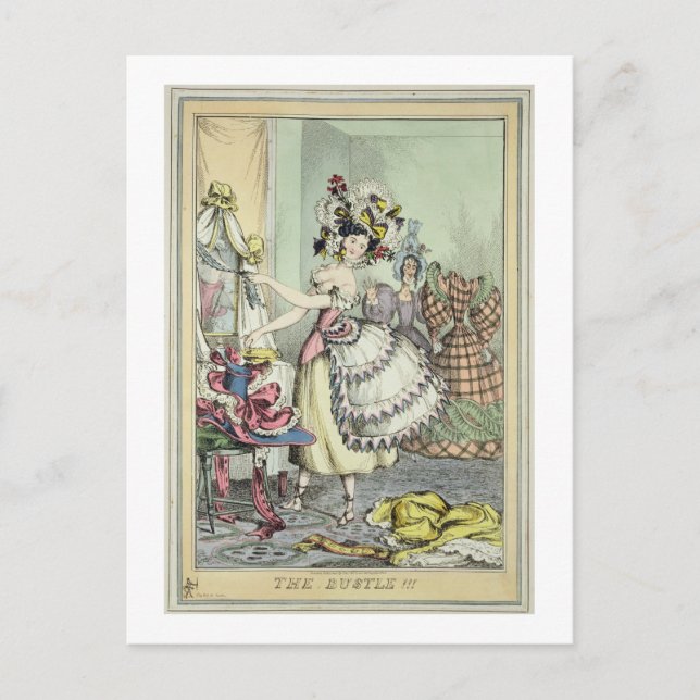 Postal The Bustle, publicado por Thomas McLean, Londres ( (Anverso)
