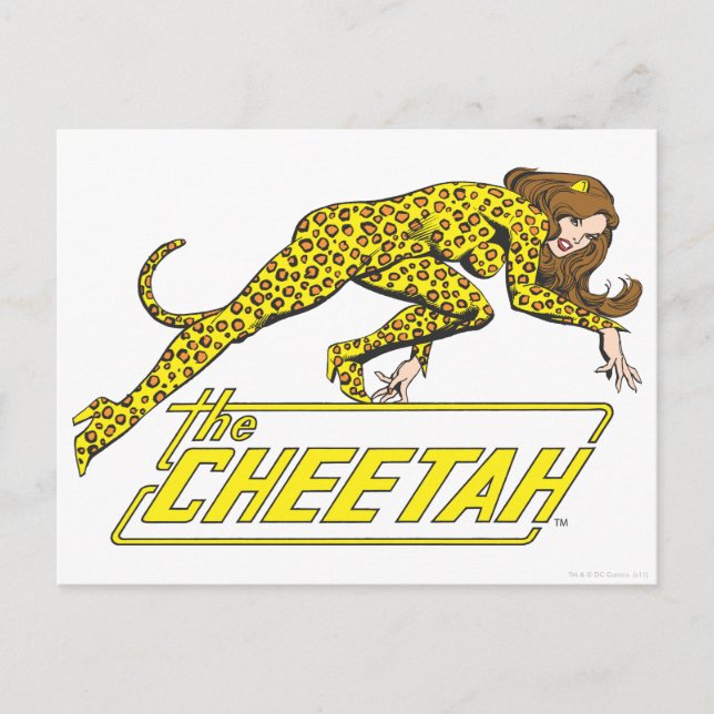 Postal The Cheetah (Anverso)