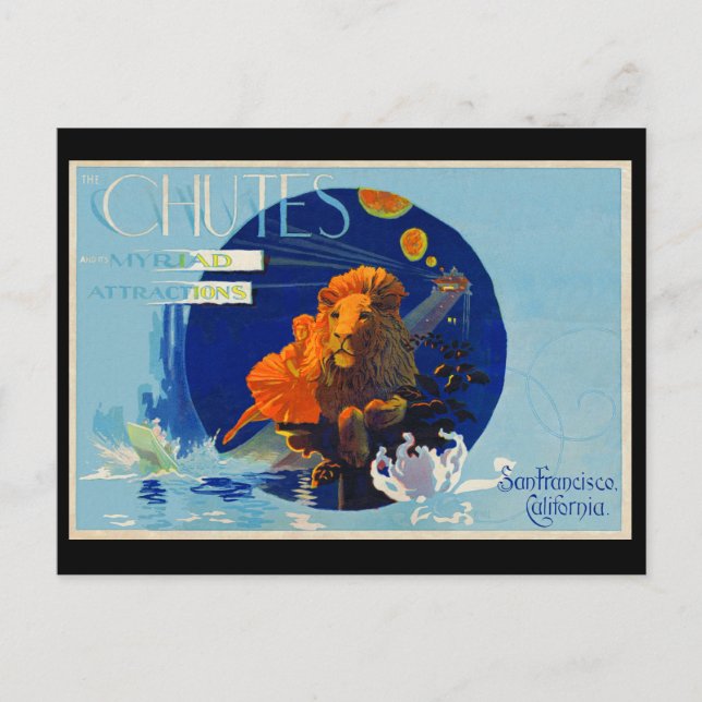 Postal The Chutes, Calle Haight, San Francisco, Ca. (Anverso)