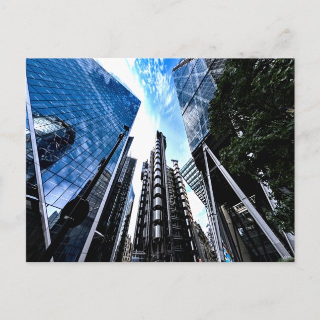 Postal The City, London (1408) Postcard (Anverso)