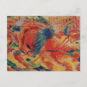 Postal The City Rises, 1911 (temperatura en la carta)