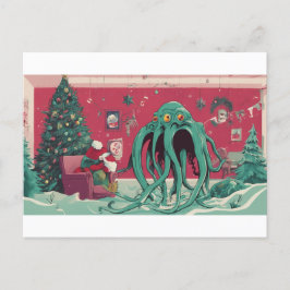 Postal The Cthulhu Spirits of Christmas