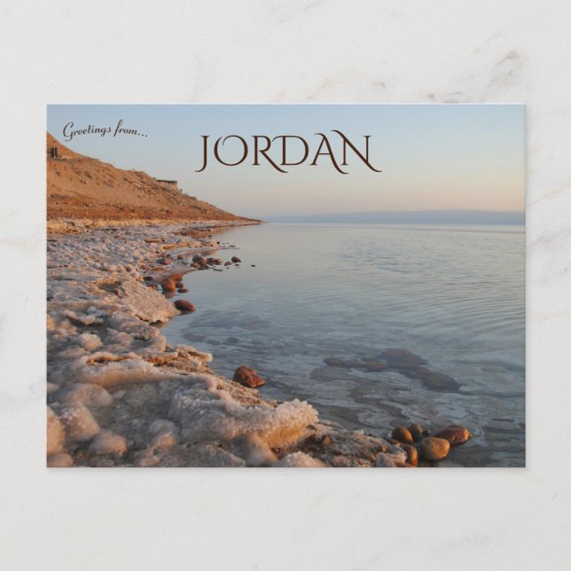 Postal The Dead Sea Jordan (Anverso)