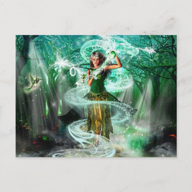 Postal The Emerald Guardian (Anverso)