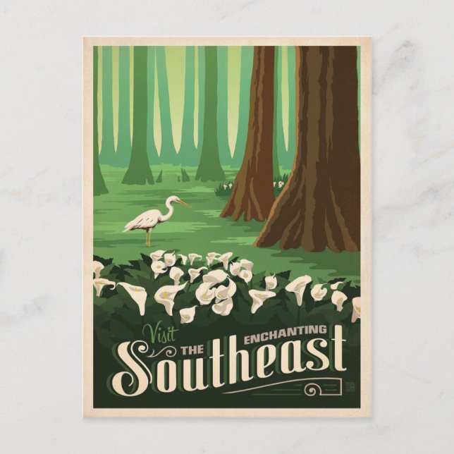 Postal The Enchanting Southeast | United States (Anverso)