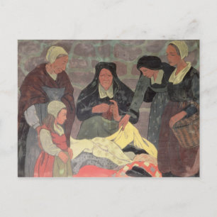 Postal The Fabric Seller, c.1898